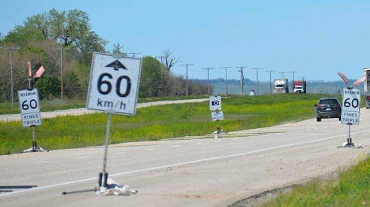 The Saskatchewan Ministry of Highways and Infrastructure is asking people to report incorrect work zone signage.