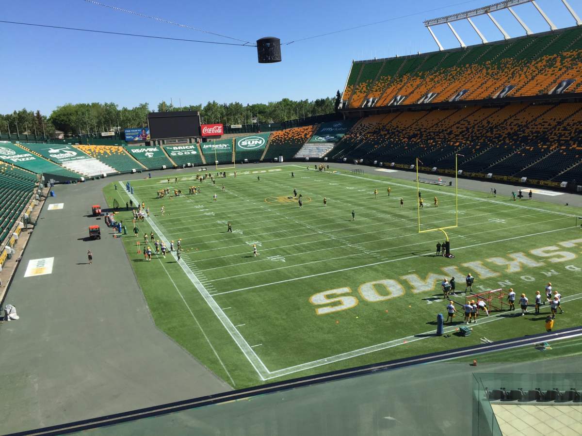 Eskimos at 2017 training camp.