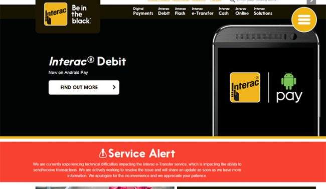 Interac said it would begin restoring its service by 9 p.m. ET, July 1, 2017.