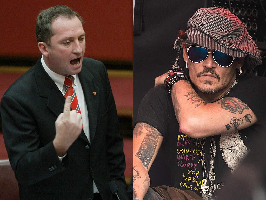 Barnaby Joyce, Johnny Depp