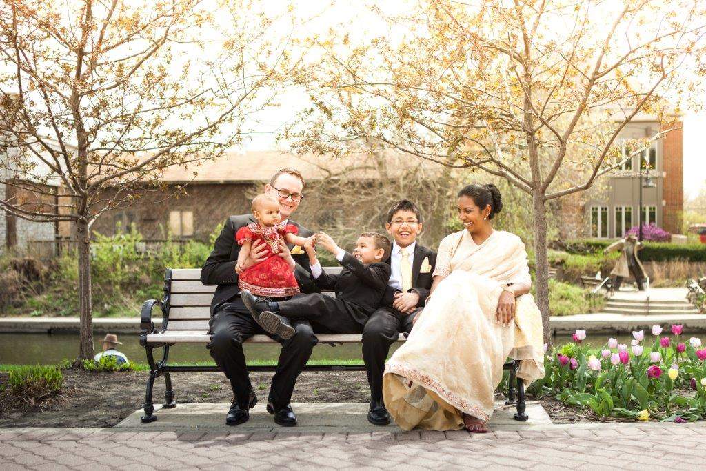 Kamy Pillay and David Selman get married near Chicago in May 2013.
