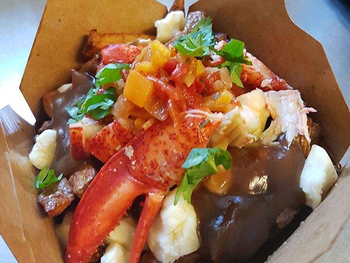 Tropical lobster poutine on the 2017 K-Days menu.