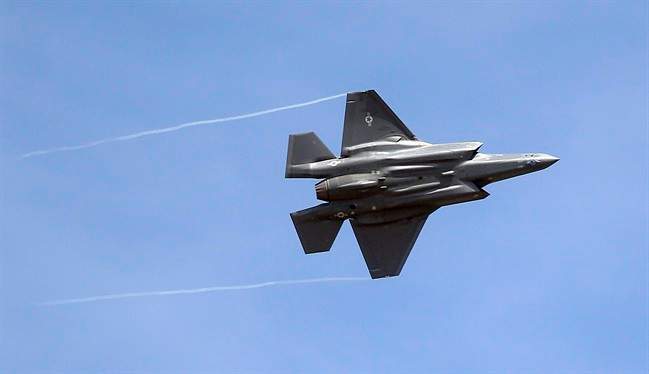 In this Wednesday, Sept. 2, 2015, file photo, an F-35 jet arrives at its new operational base at Hill Air Force Base, in northern Utah.