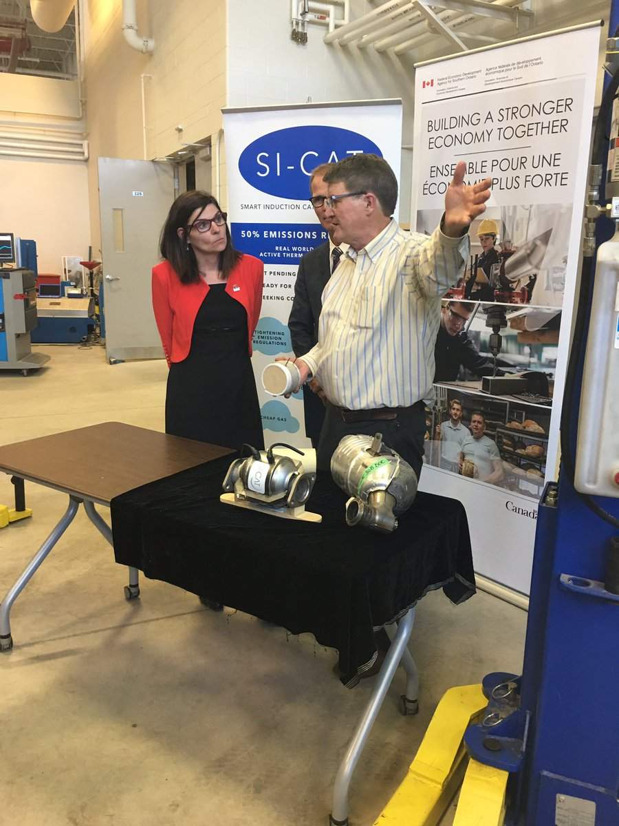 Hamilton West Liberal M-P Filomena Tassi announces federal investment in the commercialization of emissions reduction technology.