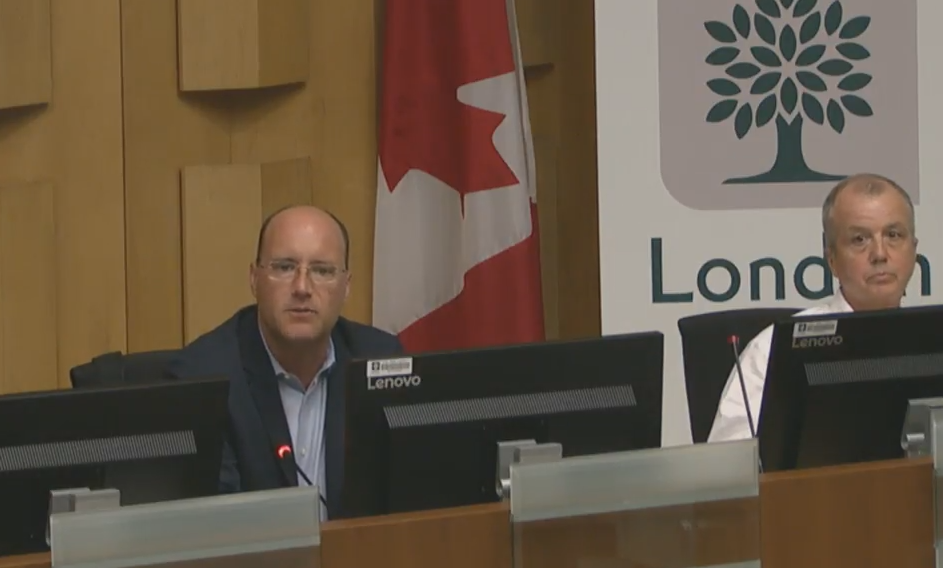 London Mayor Matt Brown at city hall on Monday, June 5, 2017.