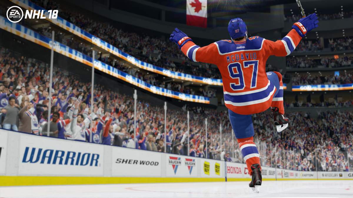 Edmonton Oilers captain Connor McDavid will appear on the cover of the EA Sports NHL 18 video game.