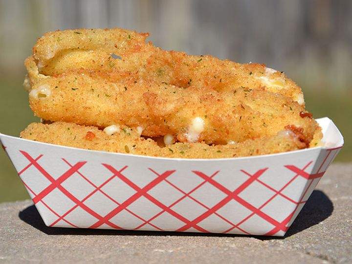 Deep fried mozzarella sticks on the 2017 K-Days menu.