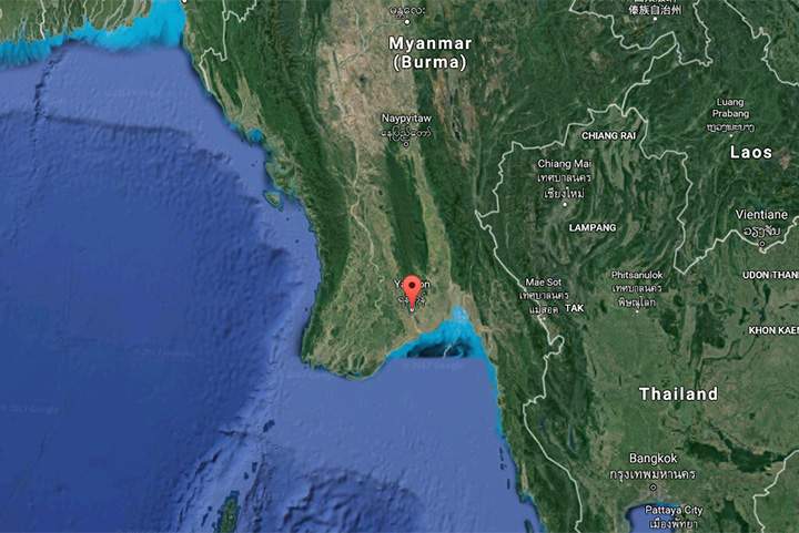 The Chinese-made Y-8 transport plane left the coastal town of Myeik at 1:06 p.m (0636 GMT) heading north to Myanmar's largest city of Yangon.
