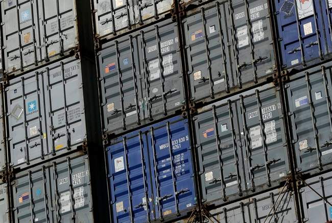 FILE - The blaze spread to several other containers, and coast guard officials in Boston received a call for help early Friday.