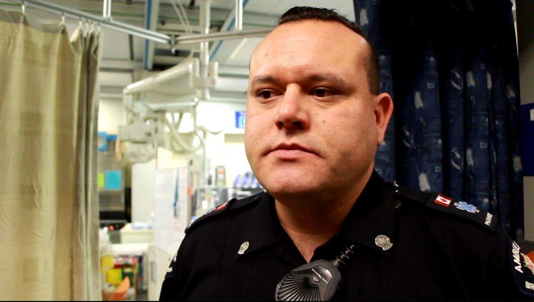 Parameidc Jason Neault says it’s hard to hear overdose victims’ stories sometimes. “They are somebody’s daughter, somebody’s son, somebody’s father, somebody’s mother.”