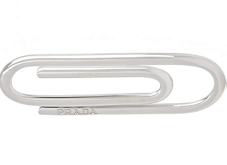 The Prada paperclip.