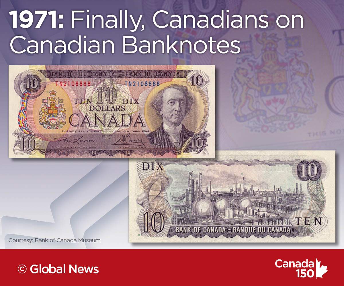 It took how long until a Canadian actually appeared on the $10 bill? - image