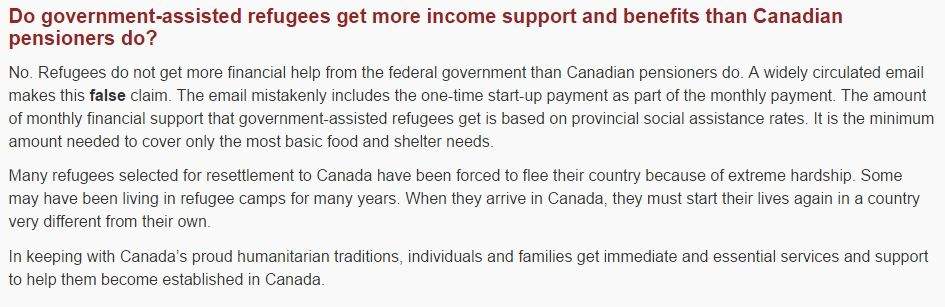 How true is it? Refugees get more money for support than pensioners - image