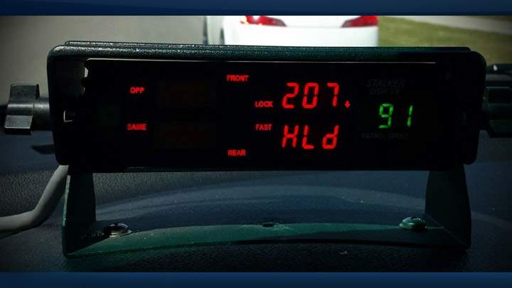 Police clock driver going over double the speed limit on Highway 11, nab two drivers racing on a Saskatoon street.