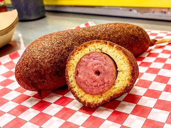 Smokie corn dog on the 2017 K-Days menu.