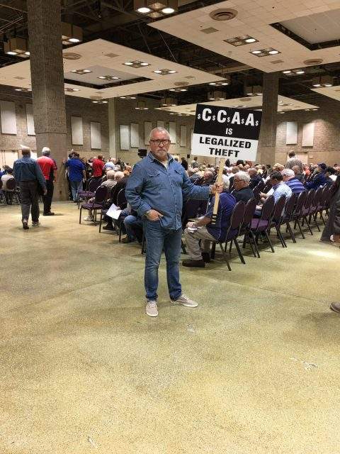 Stelco retirees have gathered to hear how they'll be affected by the company's proposed sale to Bedrock Industries.