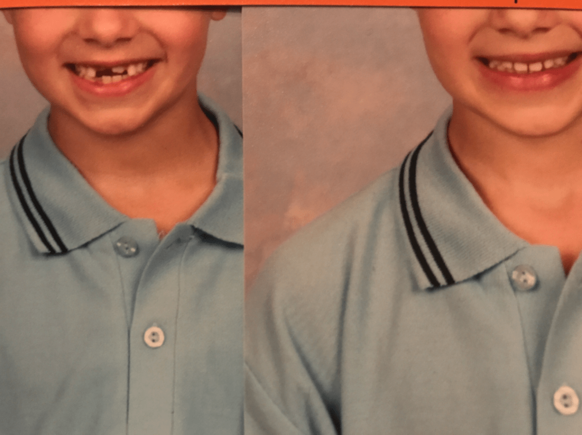 Australian mom Angela Pickett says a school photography company retouched her son's smile in his school photos without her permission.