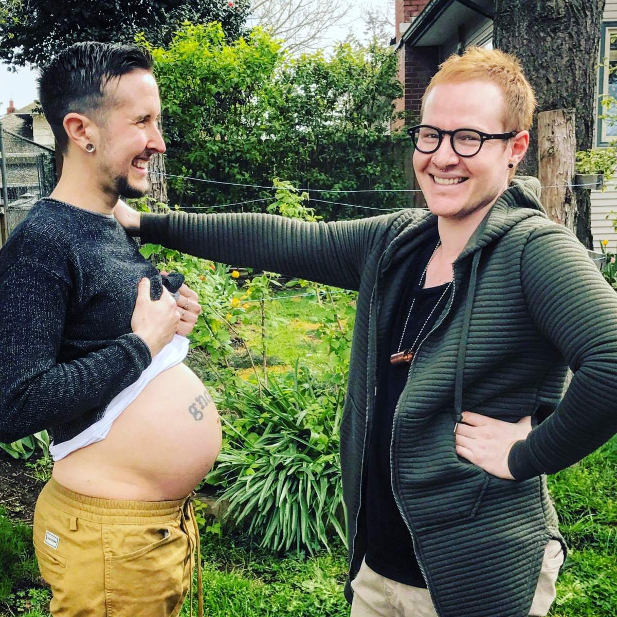 trans dad pregnant