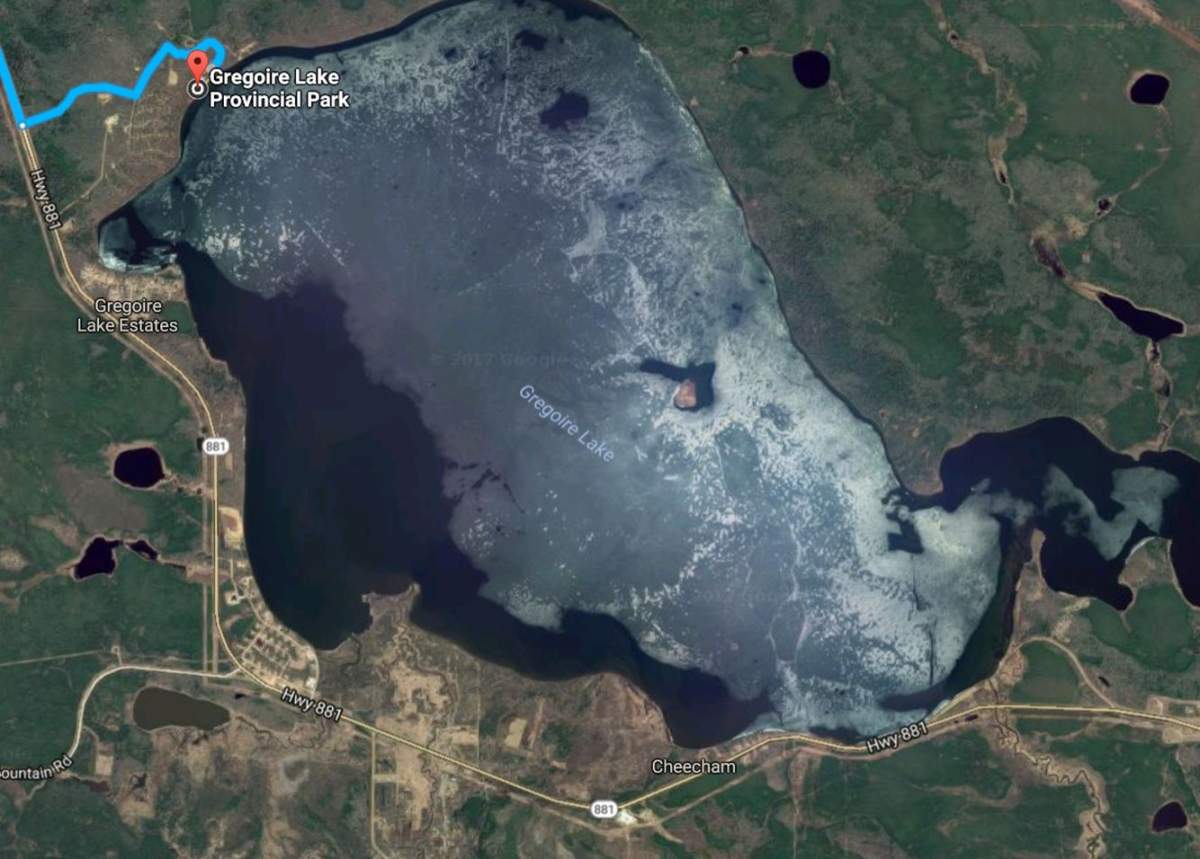 Gregoire Lake Provincial Park in northern Alberta.