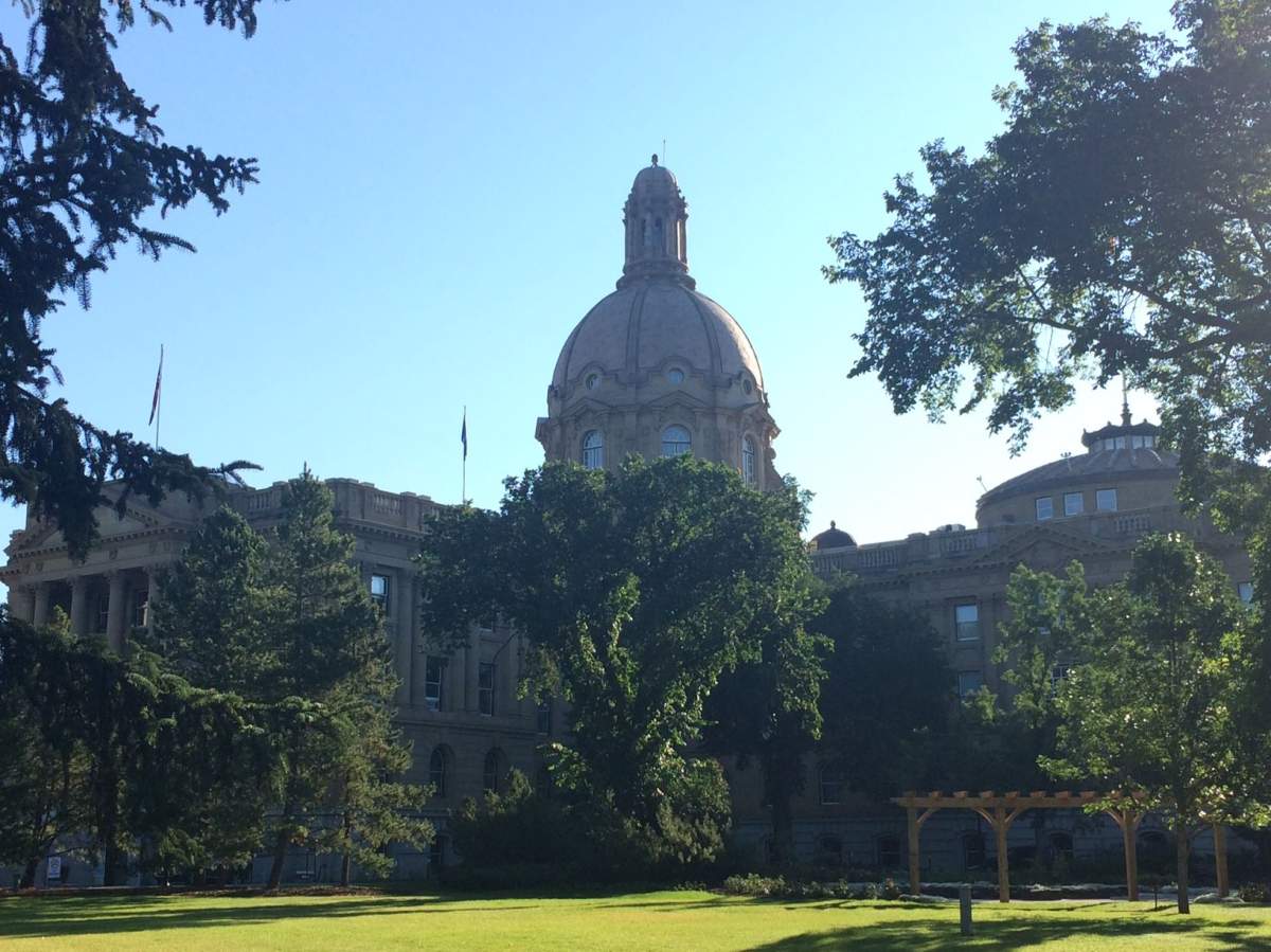 The Alberta Legislature on July 26, 2017.