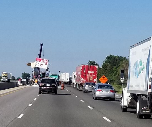 401 WB in Ingersoll reopens following crash involving Canadian Blood Services truck - image