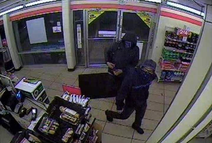 Lethbridge Police are looking for two suspects following an armed robbery on July 7 on Mayor Magrath Drive South.