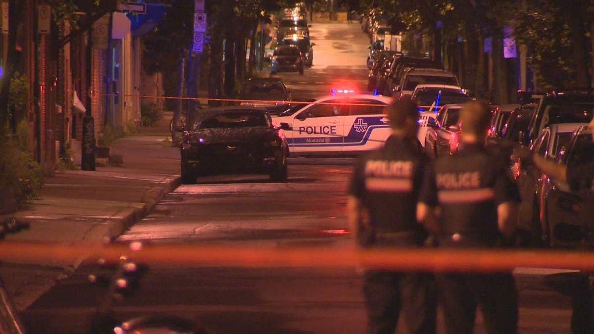 Two men have suffered injuries after an attempted robbery led to a fight in Montreal's Plateau-Mont-Royal borough, Monday, July 17, 2017.