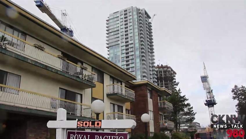 File photo: Burnaby building where tenants were ‘demovicted’ as the city moved to make Metrotown a new ‘downtown.’.