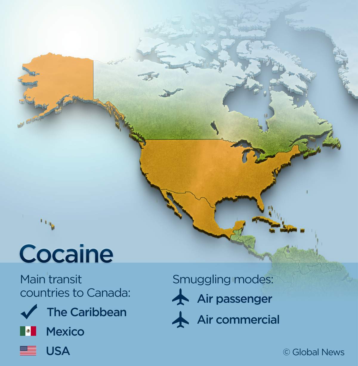 These 9 maps show where Canada’s illegal drugs are coming from - image
