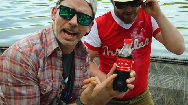 Canadian Rapper B. Rich is seen in this still frame from his YouTube video. 
