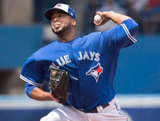 The Toronto Blue Jays traded left-hander Liriano to Houston and right-handed reliever Joe Smith to Cleveland before the Major League Baseball non-waiver trade deadline on Monday, according to multiple media reportsTHE CANADIAN PRESS/Fred Thornhill.
