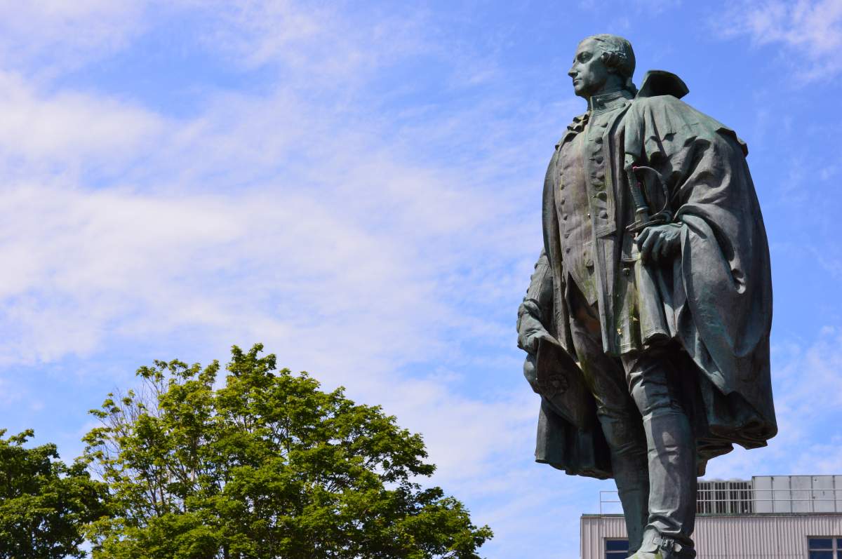 Halifax’s Statue of Edward Cornwallis on Saturday, July 15, 2017.