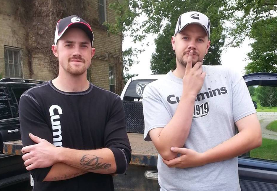 Eric Dye, left, was the victim of a tragic motorcycle crash on Elgin Road on July 1, 2017.
