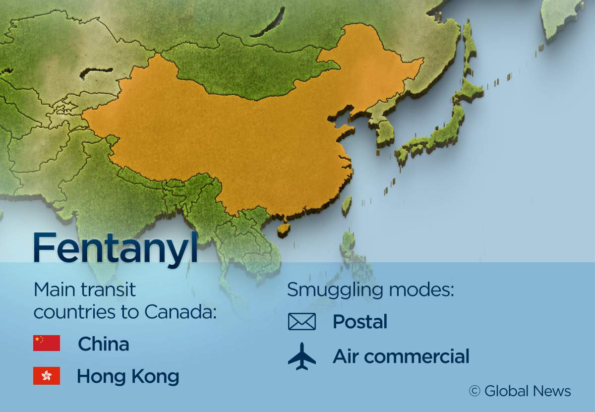These 9 maps show where Canada’s illegal drugs are coming from - image