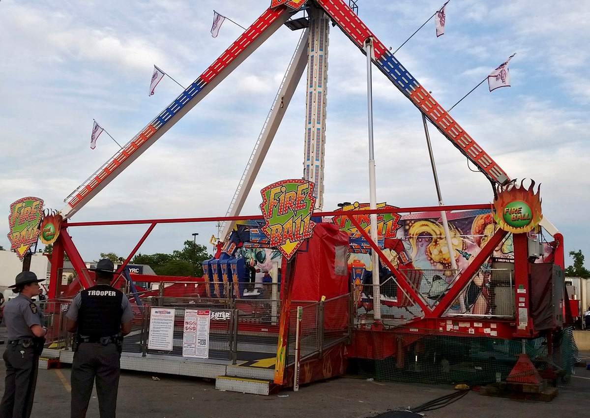 The Fire Ball ride has been pulled from the Saskatoon Ex after one person was killed and seven others injured in deadly accident at the Ohio State Fair.