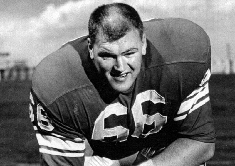 Former Calgary Stampeders tackle George Hansen is pictured.