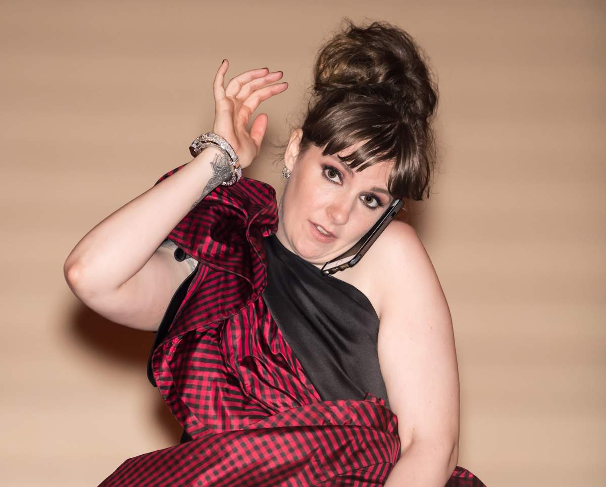 Actress Lena Dunham is seen at the Metropolitan Museum of Art on May 1, 2017 in New York City.  