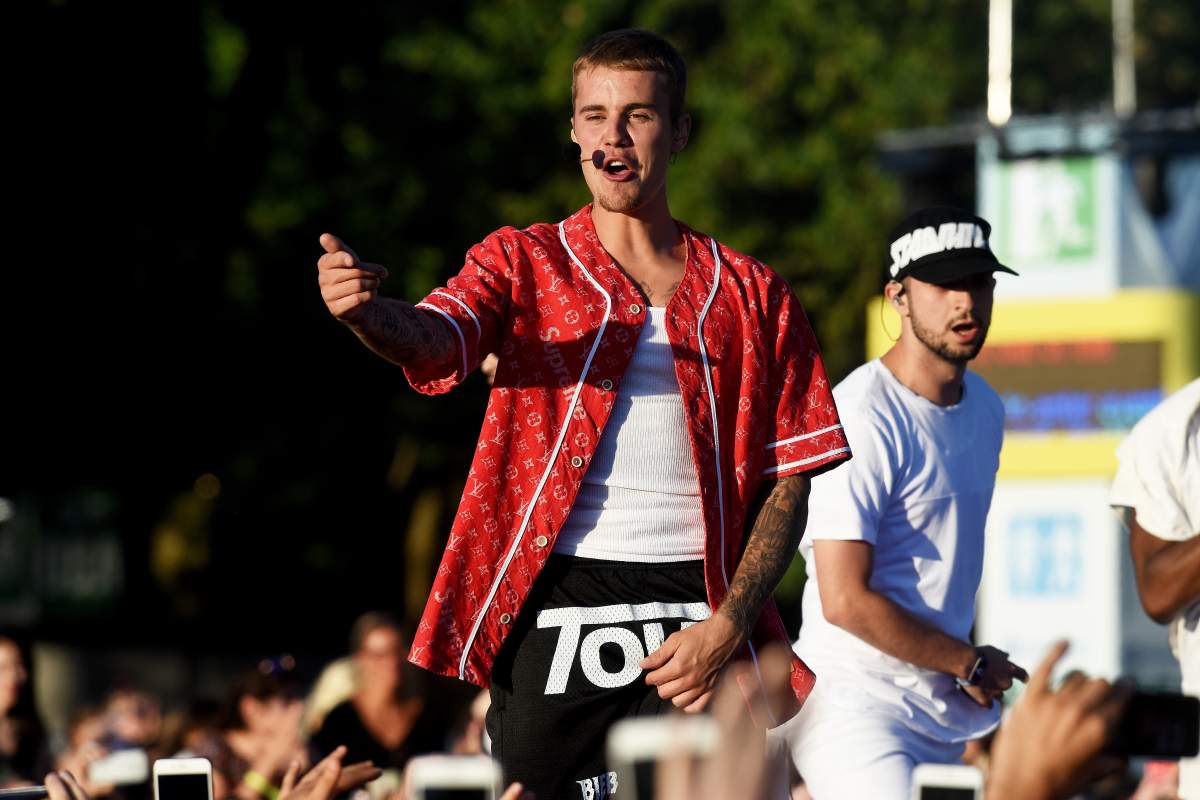 Justin Bieber performs on stage at the Barclaycard Presents British Summer Time Festival in Hyde Park on July 2, 2017, in London, England. (Photo by Brian Rasic/WireImage)