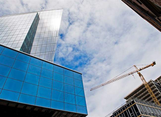 The Nova Centre, a mixed-use commercial development under construction in downtown Halifax, is seen on Monday, May 15, 2017. 