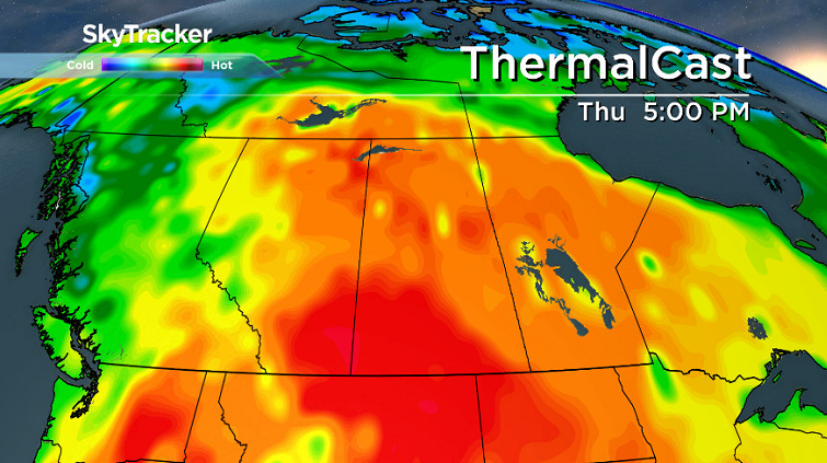30 degree heat kicks back in to end off the work week.