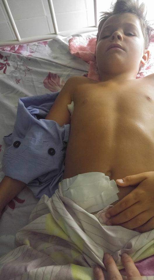Cole is now on the mend. His mother is trying to get them home to Canada.