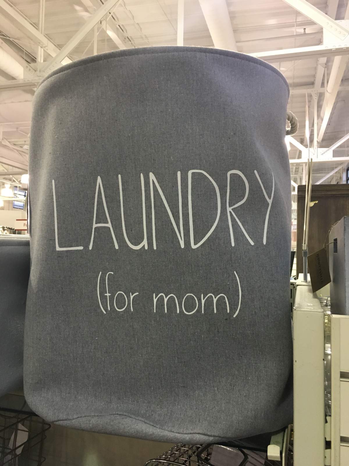 This photo, taken by a consumer who has asked Global News not to be named, shows the hamper as displayed at a HomeSense store in Toronto.