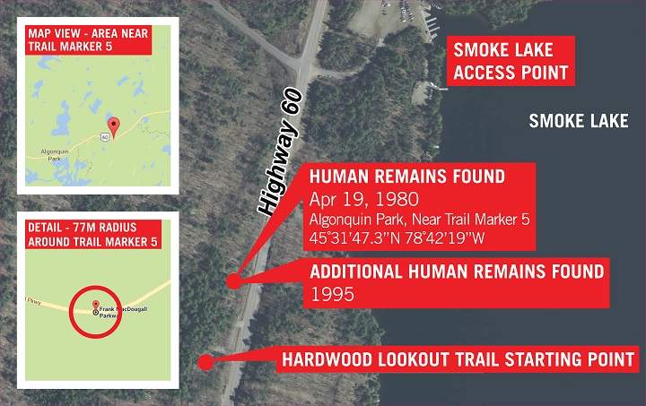 OPP use 3D facial reconstruction to help identify human remains found in Algonquin Park - image