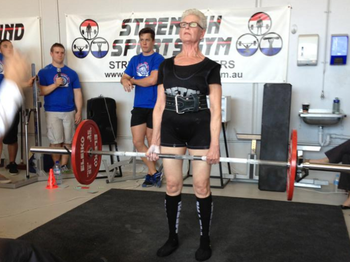 Marion Keane has set a new goal for herself: the 77-year-old will aim to lift 220 pounds at a competition later this year. 