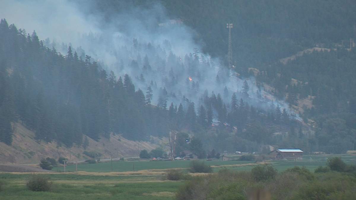 Family loses home to wildfire burning near Monte Lake - image
