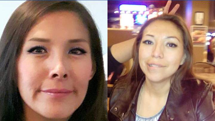 Glynnis Fox (left) and Tiffany Ear (right) were two of three people found dead in a burned car in Calgary on Monday. 