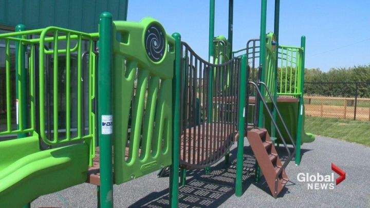 A look at Nathan\’s Playground ahead of the official opening barbecue set for Sept. 9, 2017.