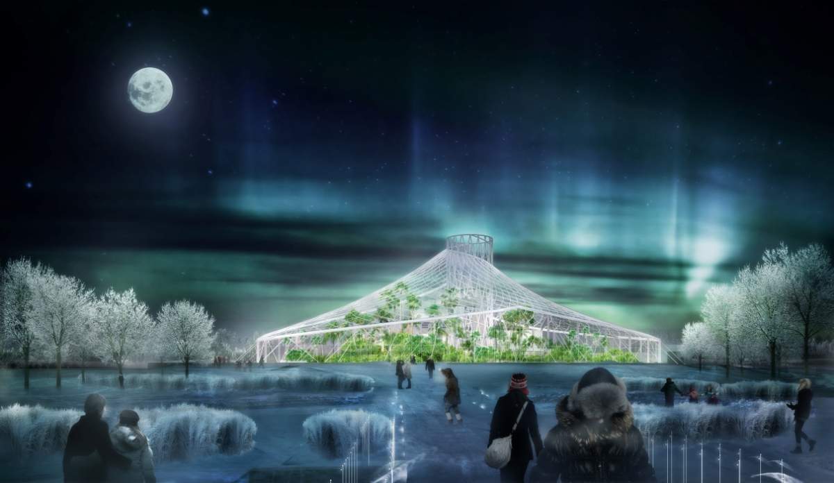 Artist rendering of the Canada Diversity Gardens.