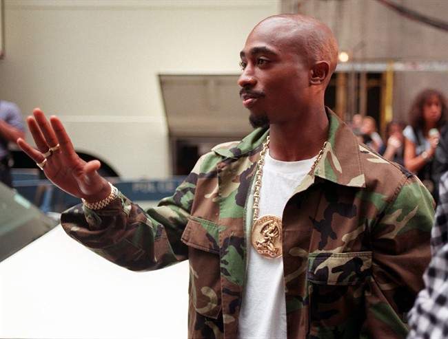 Rapper Tupac Shakur