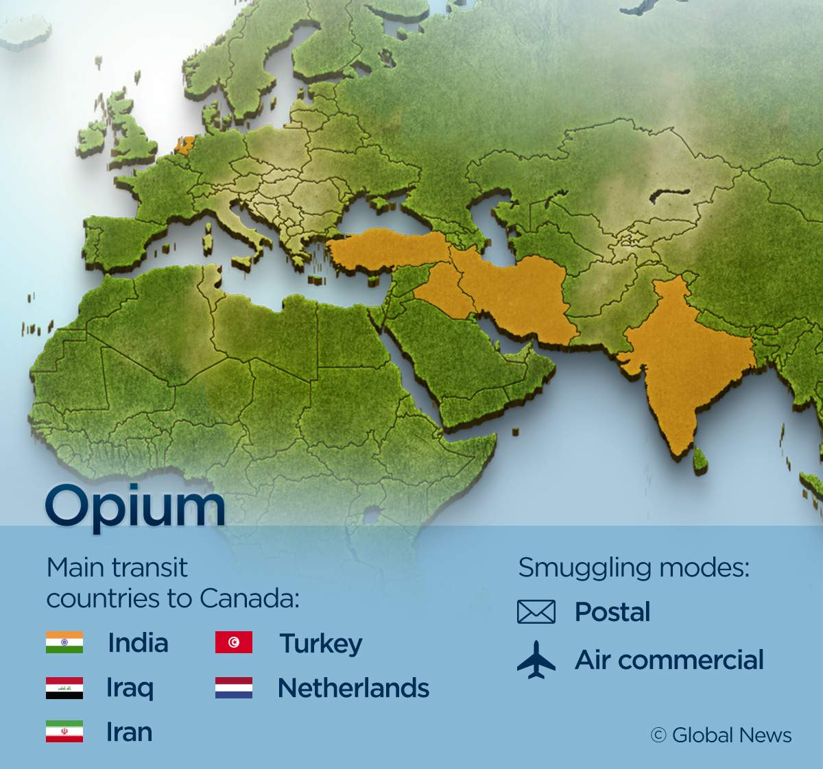 These 9 maps show where Canada’s illegal drugs are coming from - image